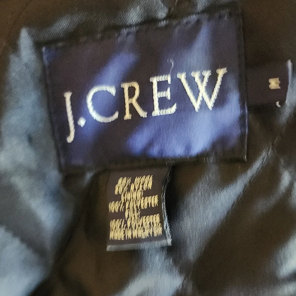 J.Crew Men’s Black Wool Trench Coat | Quilted Lined Hooded Jacket | Winter Essen